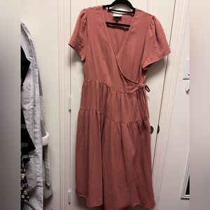 Pink Midi Dress